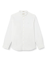 GANT Men's Slim Pinpoint Oxford Shirt Dress, White, S